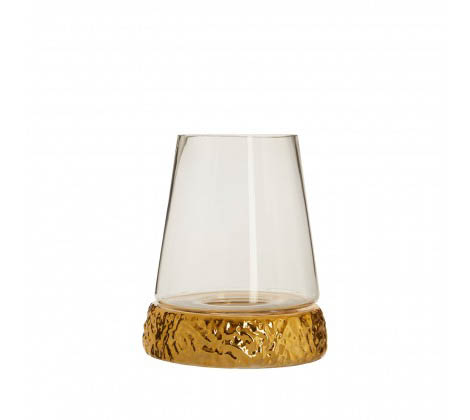 Chelsea Small Hurricane Gold Candle Holder