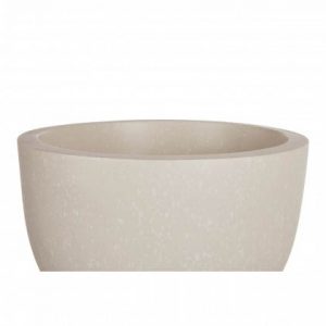 Stanford Small White Finish Rounded Planter