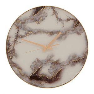 South Bolton Marble Effect Wall Clock