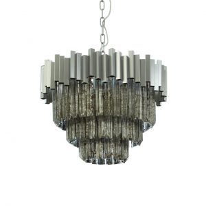 Astell Small Nickel Painted Chandelier