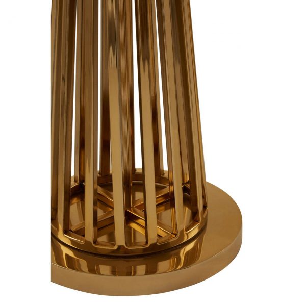 Pavilion Gold Finish / Twisted Base Floor Lamp