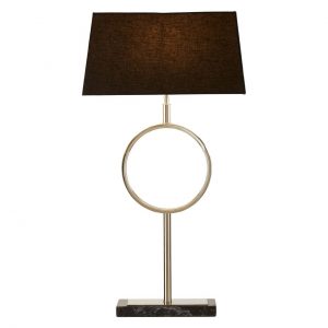 Pavilion Table Lamp With Stone Base