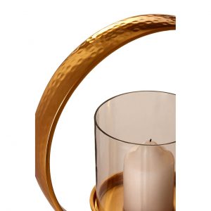 Queensberry Small Gold Candle Holder
