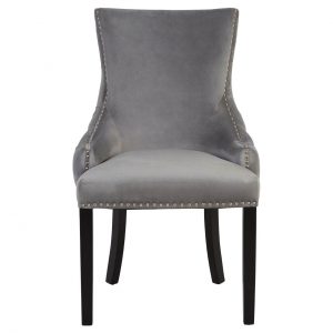 Manson Grey Velvet Dining Chair