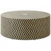 Halsey Buffalo Bone Round Coffee Table