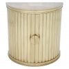 Halsey Half Round Gold Cabinet