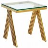 Pembridge Gold Finish Side Table