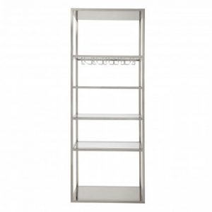 Pembridge Bar Shelf Unit With Glass Rack