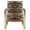 Skinner Tiger Print Armchair