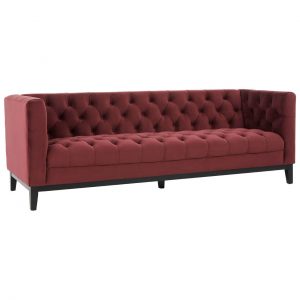 Barnaby 3 Seat Crimson Sofa