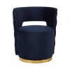 Bard Blue Velvet Chair