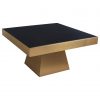 Ellis Gold Finish Coffee Table