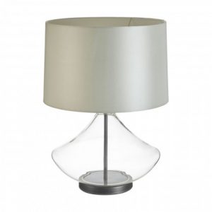 Conlan Light Grey Shade Table Lamp With Eu Plug