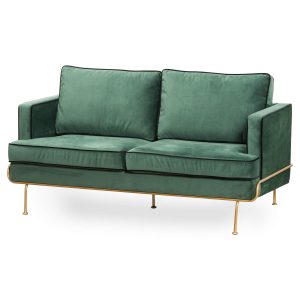Arden Emerald Green Velvet 2 Seater Sofa