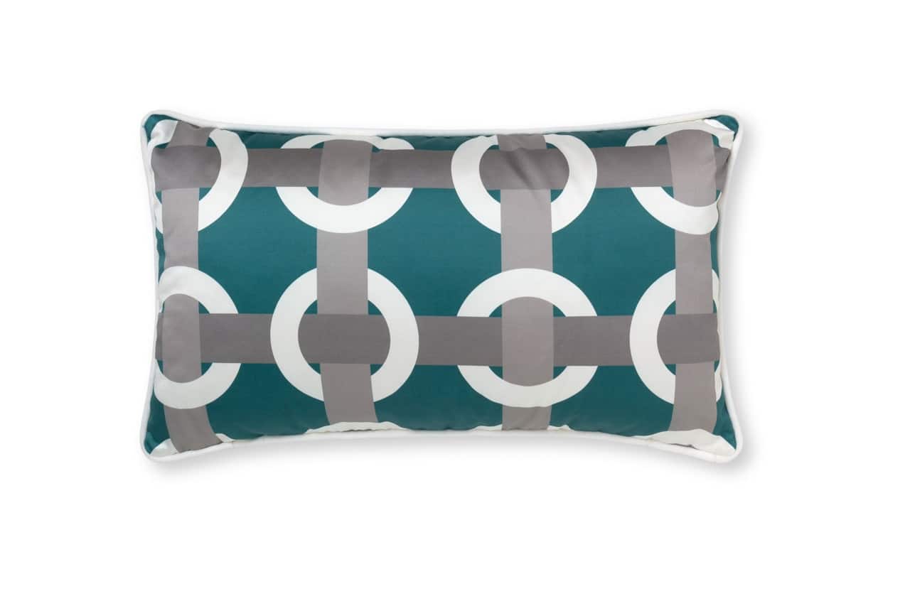 Scampston Blue Geometric Scampston Blue Geometric