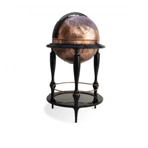 Glendower-Globe Bar Hammered Copper