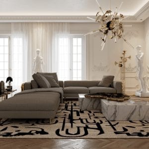 Scarsdale Modular Sofa | Beje