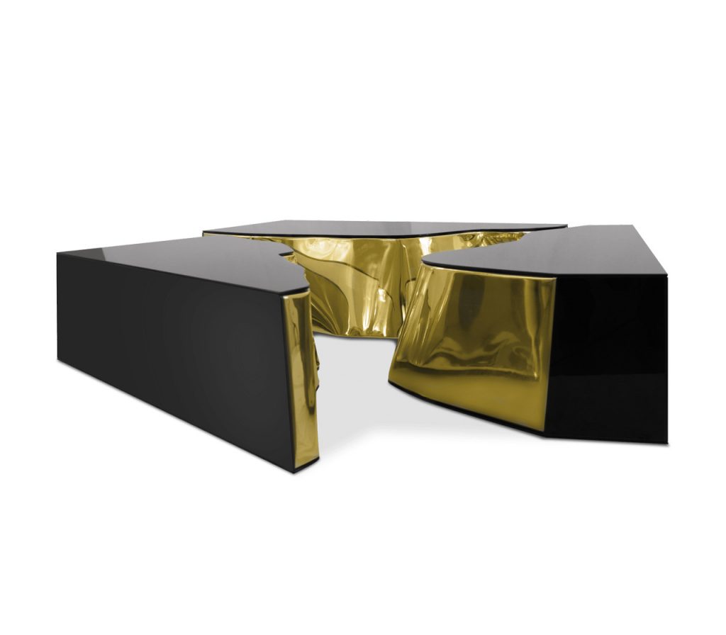 Courtfield Black Gold Center Table