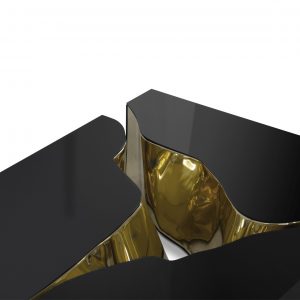 Courtfield Black Gold Center Table