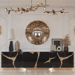 Courtfield Black Sideboard