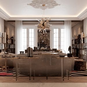 Rachel Whiteread-Xl | Side Table |Brown